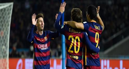 ميسي وسواريز يتقاسمان لقب الهداف التاريخي لمونديال الأندية مع ديلجادو